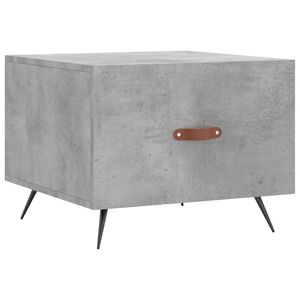 vidaXL Table basse gris b&eacute;ton 50x50x40 cm bois d'ing&eacute;nierie
