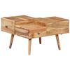 vidaXL Table basse 70x60x42 cm Bois solide d'acacia