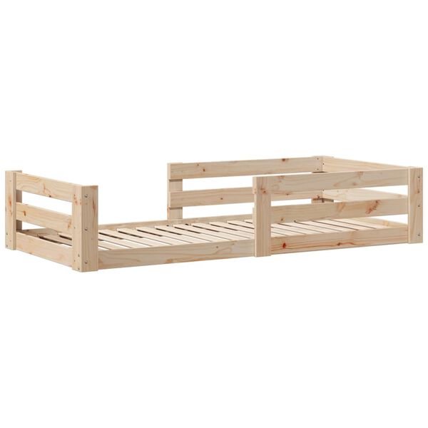 vidaXL Cadre de lit sans matelas 80x200 cm bois massif de pin