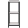vidaXL Rangement de cuisine avec &eacute;tag&egrave;re Argent 60 x 50 x 92 cm Acier