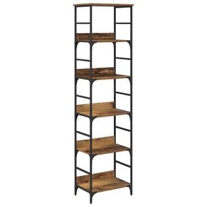 vidaXL &Eacute;tag&egrave;re 5 niveaux 50 x 33 x 188,5 cm Bois d'ing&eacute;nierie