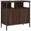 vidaXL Armoire lavabo de salle de bain ch&ecirc;ne marron 60x30x60 cm
