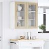 vidaXL Armoire suspendue avec stockage Ch&ecirc;ne Sonoma 40 x 31 x 80 cm