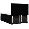 vidaXL Sommier &agrave; lattes de lit avec matelas Noir 160x200 cm Tissu