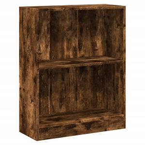 vidaXL Biblioth&egrave;que Ch&ecirc;ne fum&eacute; 60x24x76 cm Bois d'ing&eacute;nierie