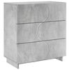 vidaXL Buffet Gris b&eacute;ton 70 x 38 x 75 cm Bois d'ing&eacute;nierie