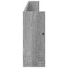 vidaXL &Eacute;tag&egrave;re &agrave; magazines avec &eacute;tag&egrave;re Gris Sonoma 100 x 12 x 30 cm