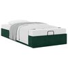 vidaXL Cadre de lit ottoman sans matelas vert fonc&eacute; 90x200 cm velours
