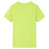 T-shirt pour enfants vert citron 128