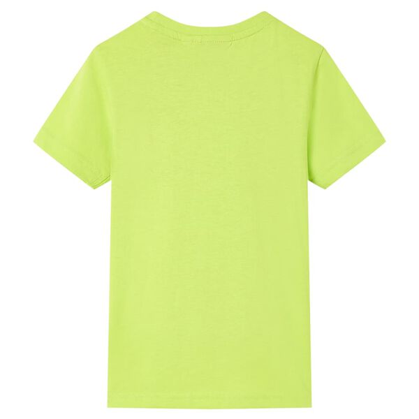 T-shirt pour enfants vert citron 128