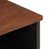 vidaXL Cabinet de chevet avec tiroir 2 pcs Marron 40 x 33 x 46 cm