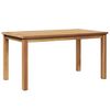 vidaXL Table basse Marron 90 x 50 x 45,5 cm Bois de teck massif