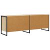 vidaXL Meuble TV Sonoma 140 x 36 x 49.5 cm Bois d'ing&eacute;nierie