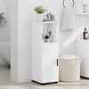 vidaXL Cabinet de salle de bain Blanc brillant 30 x 35 x 95 cm