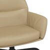 vidaXL Chaise de relaxation Cappuccino Similicuir