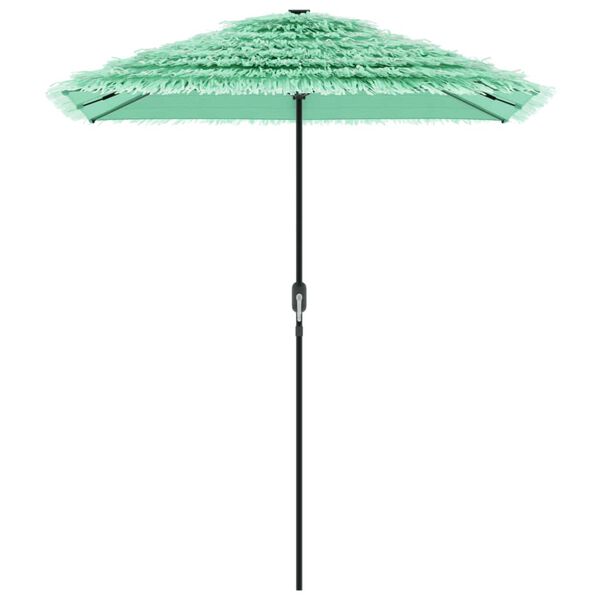 vidaXL Parasol de jardin avec m&acirc;t en acier vert 300x200x250 cm