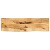 vidaXL Dessus de table 100x20x3,8cm bord vif bois massif manguier brut