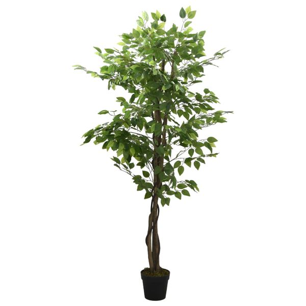 vidaXL Ficus artificiel 1260 feuilles 200 cm vert