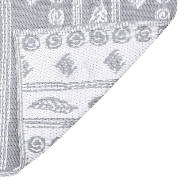 vidaXL Tapis d'extérieur ARAKIL Gris 190x290 cm PP