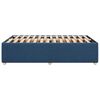 vidaXL Cadre de lit sans matelas bleu 120x200 cm tissu