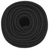 vidaXL Corde de bateau Noir complet 12 mm 25 m Polypropyl&egrave;ne