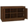 vidaXL Buffet chêne marron 102x35x60 cm bois d'ingénierie