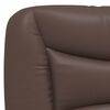 vidaXL Cadre de lit sans matelas Hvar marron 180x200 cm similicuir