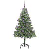 vidaXL Sapin de No&euml;l avec 300 LED avec support Vert 180 cm PVC