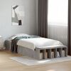 vidaXL Cadre de lit sans matelas gris b&eacute;ton 90x190 cm