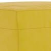 vidaXL Repose-pied Jaune 60x50x41 cm Velours