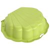 vidaXL Bacs &agrave; sable 2 pcs Vert 77x87x21 cm Plastique