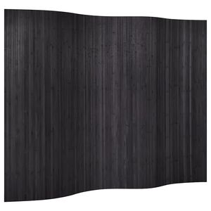 vidaXL Cloison de s&eacute;paration bambou gris largeur 250 cm hauteur 165 cm