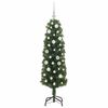 vidaXL Sapin de Noël artificiel Vert 150 cm PVC et acier et plastique