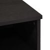 vidaXL Meuble TV Noir 100 x 33 x 46 cm Bois de mangue massif