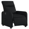 vidaXL Fauteuil inclinable &eacute;lectrique Noir Similicuir