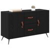 vidaXL Buffet Ch&ecirc;ne noir 100 x 36 x 60 cm Bois d'ing&eacute;nierie