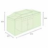 Perel Garden Housse de barbecue d'ext&eacute;rieur 175 cm