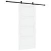 vidaXL Porte coulissante ORKDAL Blanc 93 x 211 cm Pin massif