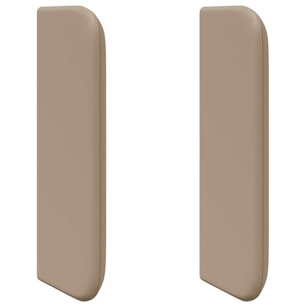 vidaXL Oreille de t&ecirc;te de lit Marron 40,5 x 40,5 x 4 cm PVC