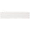 vidaXL Jardini&egrave;re blanc 110x110x23 cm bois de pin massif