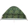 vidaXL Tente de camping à dôme 4 personnes camouflage imperméable
