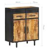 vidaXL Buffet 60x30x75 cm Bois de manguier brut
