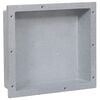 vidaXL Niche de douche Gris mat 41x36x10 cm