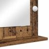 vidaXL Miroir de vanit&eacute; avec miroir Bois Ancien 70 x 50 x 18 cm