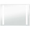 vidaXL Miroir mural &agrave; LED pour salle de bains 100x60 cm