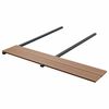 vidaXL Planche de terrasse 78 pc Teck WPC