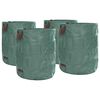 vidaXL Sacs &agrave; D&eacute;chets de Jardin 4 pcs Vert 79 x 79 x 99,5 cm