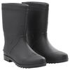 vidaXL Bottes de pluie noir taille 46 PVC