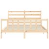 vidaXL Cadre de lit sans matelas 160x200 cm bois massif de pin