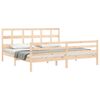 vidaXL Cadre de lit sans matelas 200x200 cm bois massif